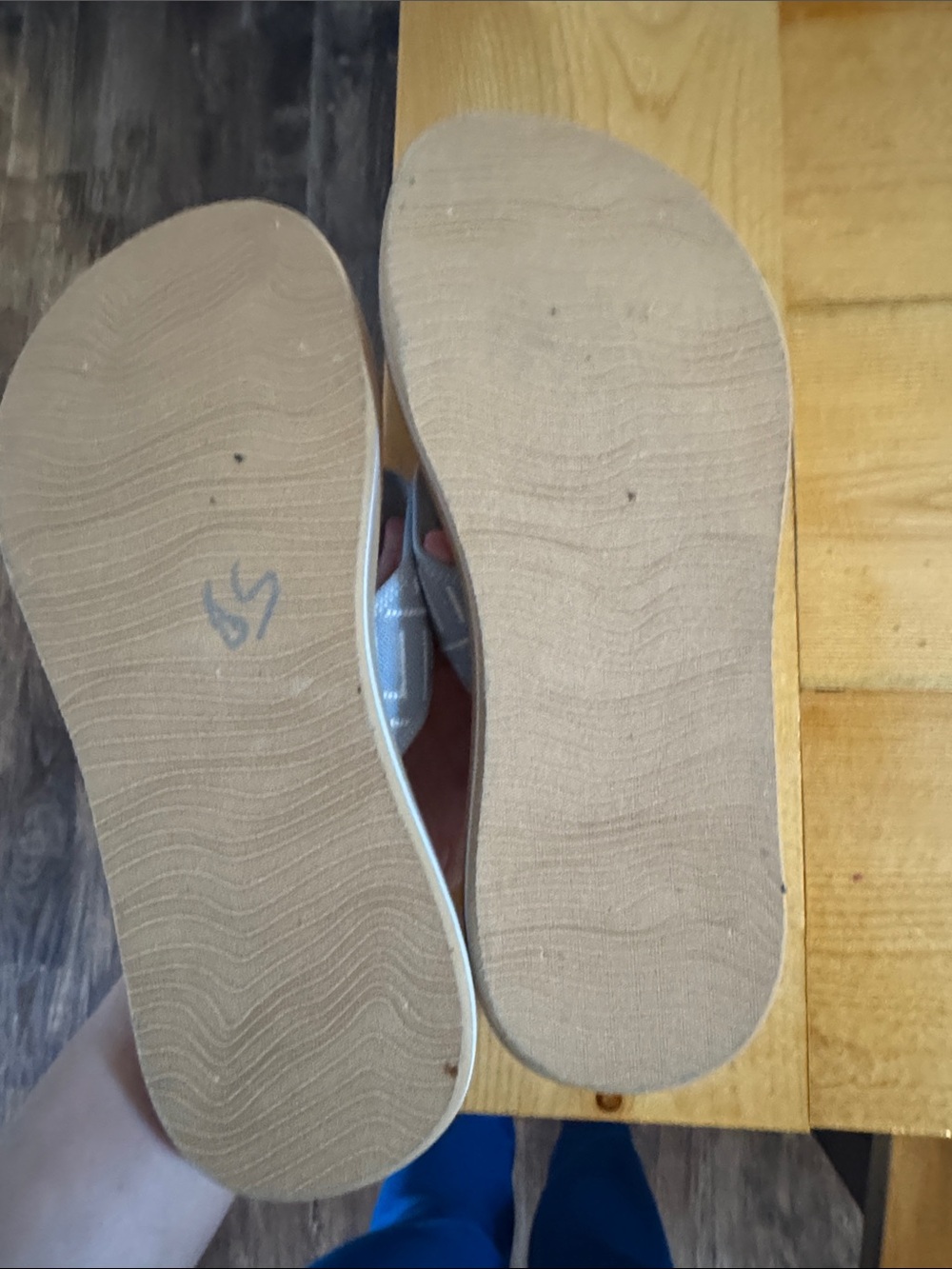 Reef Light Blue Geometric Strap Flip Flops - Picture 3 of 3